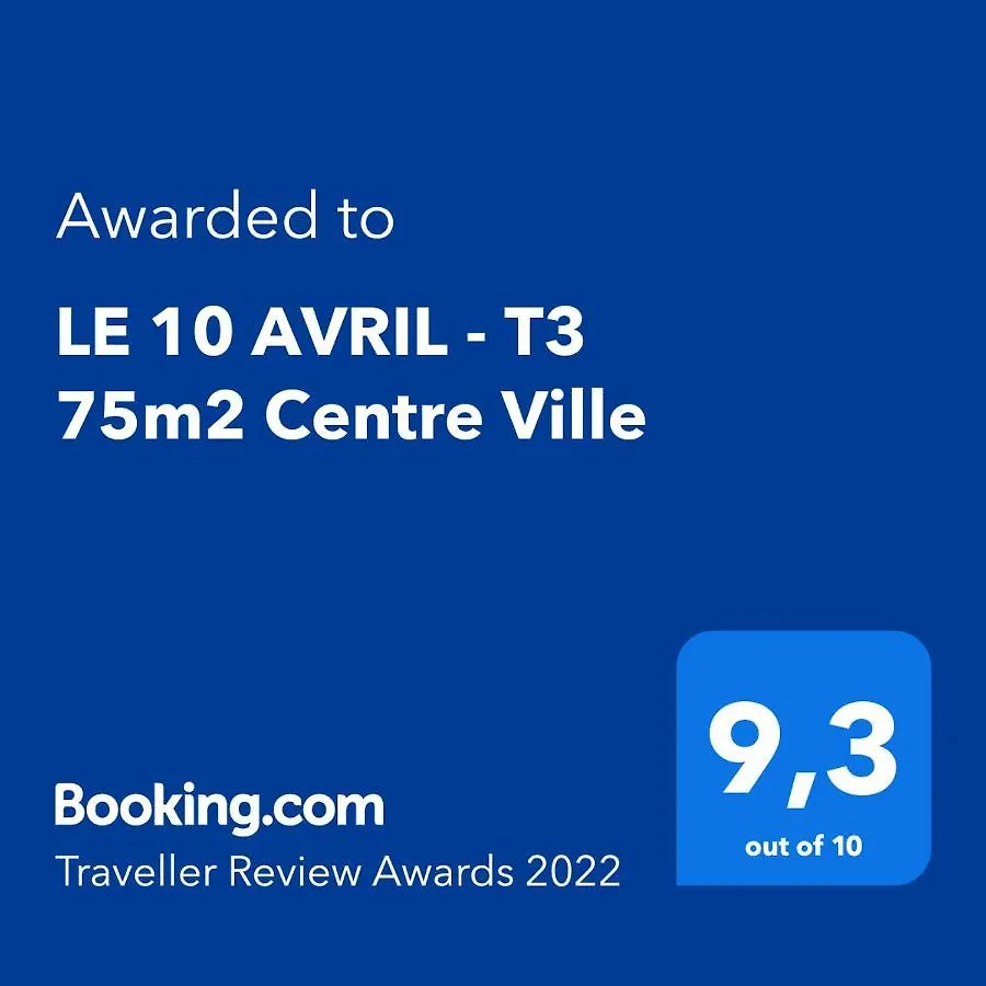 LE 10 AVRIL - T3 75m2 Centre Ville Toulouse Appartement